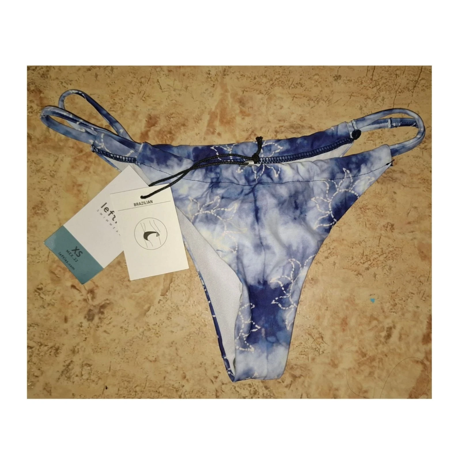 Braguita de bikini brasileña azul limite edition Y2K